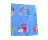 Colorful Auspicious Symbol Printed Scarf.