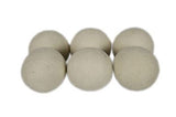 Wool Dryer Balls 6-pack XL Handmade with 100% Organic Wool with Carrying Bag