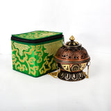 Bermoni Tibetan Hanging Censer Brule Incense Cones Holder (KTM-BNR-1108-BHRV)