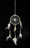 White Feathers Wall Hanging  Dream catcher.