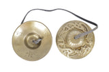 Tibetan embossed Hand held Tingsha.