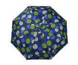 Womens/Ladies colorful Bubble Pattern Strong & Durable Automatic Open folding umbrella-(3617A-Blue)