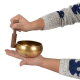 Tibetan Singing Bowl With Special Etching.