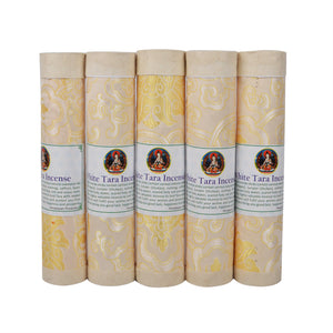 Pack of 5 White Tara Incense.