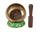 Tibetan 8 Auspicious Symbols Singing Bowl