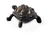 Bermoni Tortoise Metal Statue Décor (TH-TUR-1054-BLK)