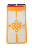 Tibetan 180 X 90 cm Cotton Wall Hanging With Auspicious Drawing Lucky Symbols