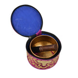 Tibetan Hand Hammered Meditation Singing Bowl For Meditation Yoga With Mallet & Cushion