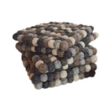 Natural Felt Coaster-102NRL1