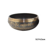 Himalayan Hand Hammered Chakra Meditation Bowl Decorative-wall-dishes Yoga Tibetan Buddhist Brass Singing Bowl