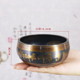 Tibetan Bowl  1PC Singing Bowl Decorative-wall-dishes Home Decoration Decorative Wall Dishes Tibetan Singing Bowl