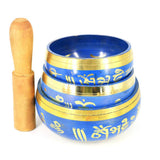 Tibetan Bowl Handmade Nepalese Buddha Singing Set With Mallet For Meditation Chakra Healing Prayer Yoga Home Decor